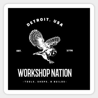 Workshop Nation, est. 1776 Sticker